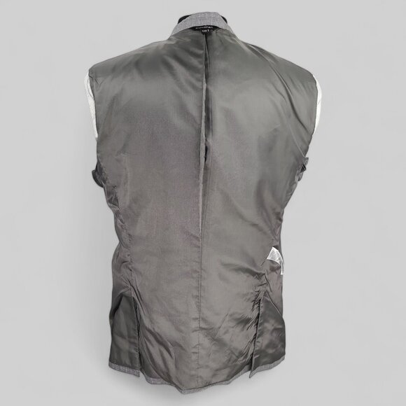 Banana Republic Slim Fit Gray Stripped Blazer 44R - Picture 12 of 16